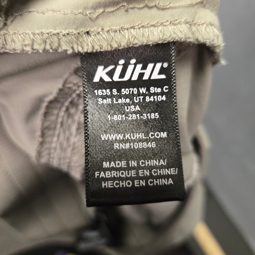 Kuhl Durango Cinch Leg Cargo Hiking Pants Women 10 REG Tan Utility Outdoor - Picture 8 of 10